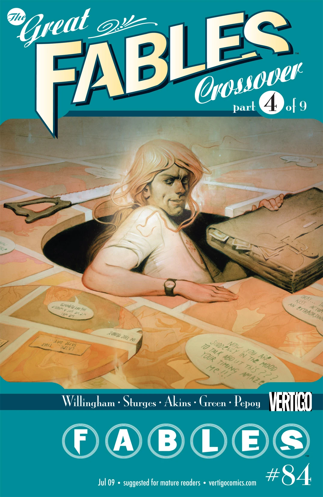 Fables #84 (DC, 2009 — Cover A) cover